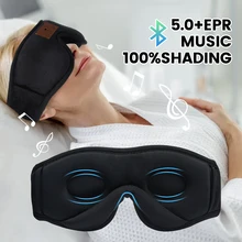 

3D Bluetooth Sleeping Mask Earphones Wireless Music Eye Mask Blindfold Sleep Aid Eye Shade Block Light Eyepatch Sleep Headphones