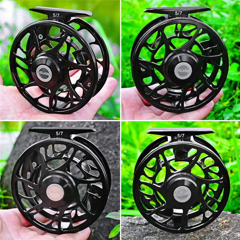 

PureLeisure 3+1 BB Fly Fishing Wheel 5/7 7/9 9/10 WT Fly Fishing Reel CNC Machine Cut Large Arbor Die Casting Aluminum Fly Reel