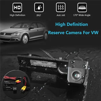 

HD Car 170 Degree Wide Angle Reverse Backup Rear View Camera For VW Transporter T5 T30 For Caddy Passat B5 For Touran Jetta
