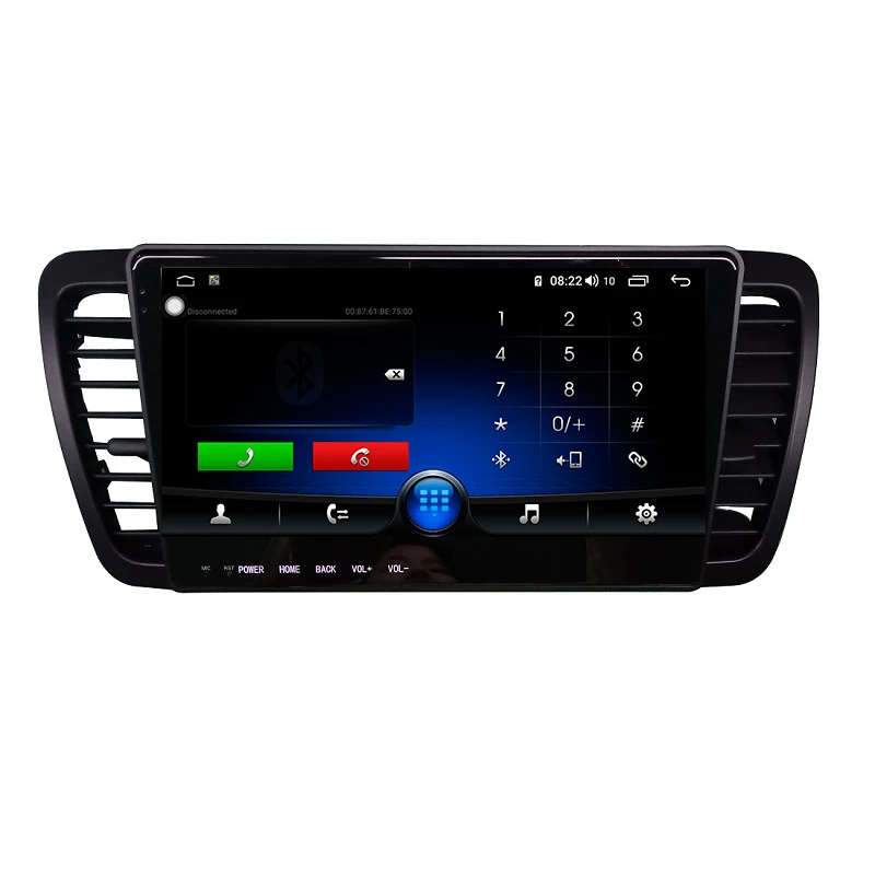  Legacy Outback Octa Core 9.66Inch Tesla 4+64G Multimedia Player 1Din Android Car Radio For Subaru L