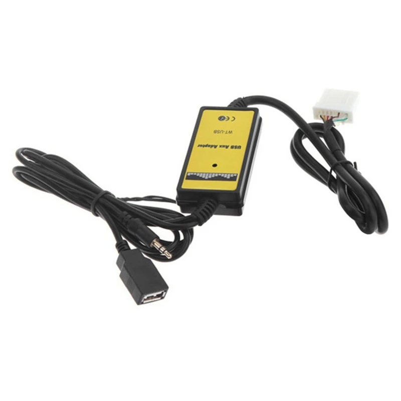 Новый автомобиль Стиль 3 5 мм USB на обоих концах для подключения внешних устройств