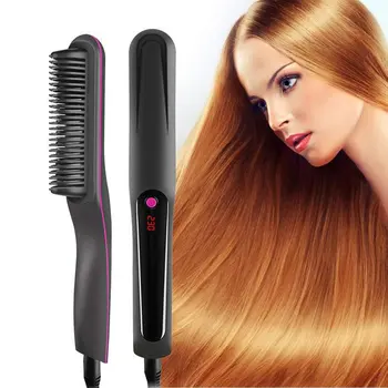 

New Comb Negative Ion Comb Multi-functional Useful Product Modeling Automatic Comb Hair Straightener Heat Resist