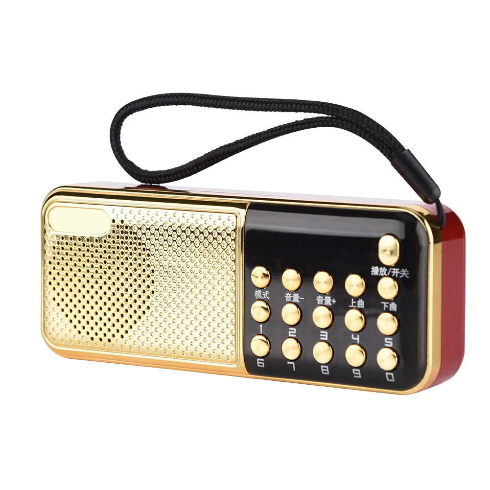 

SOONHUA Radio M-11 Mini Speaker PW Cut Memory MP3 Player Radio Portable 87.5-108MHz FM Speaker Radio With USB Cable Dropshipping