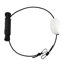 

30 feet Kayak Anchor Tow Line with White PVC Buoy Floating Ball Kayak Rubber Boat, Inflatable Boat ,Fishing Boat