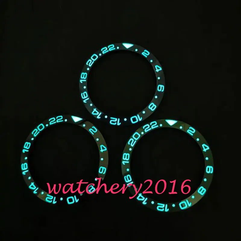 Сверхсветящийся циферблат 38 мм керамический с вставкой подходит для
