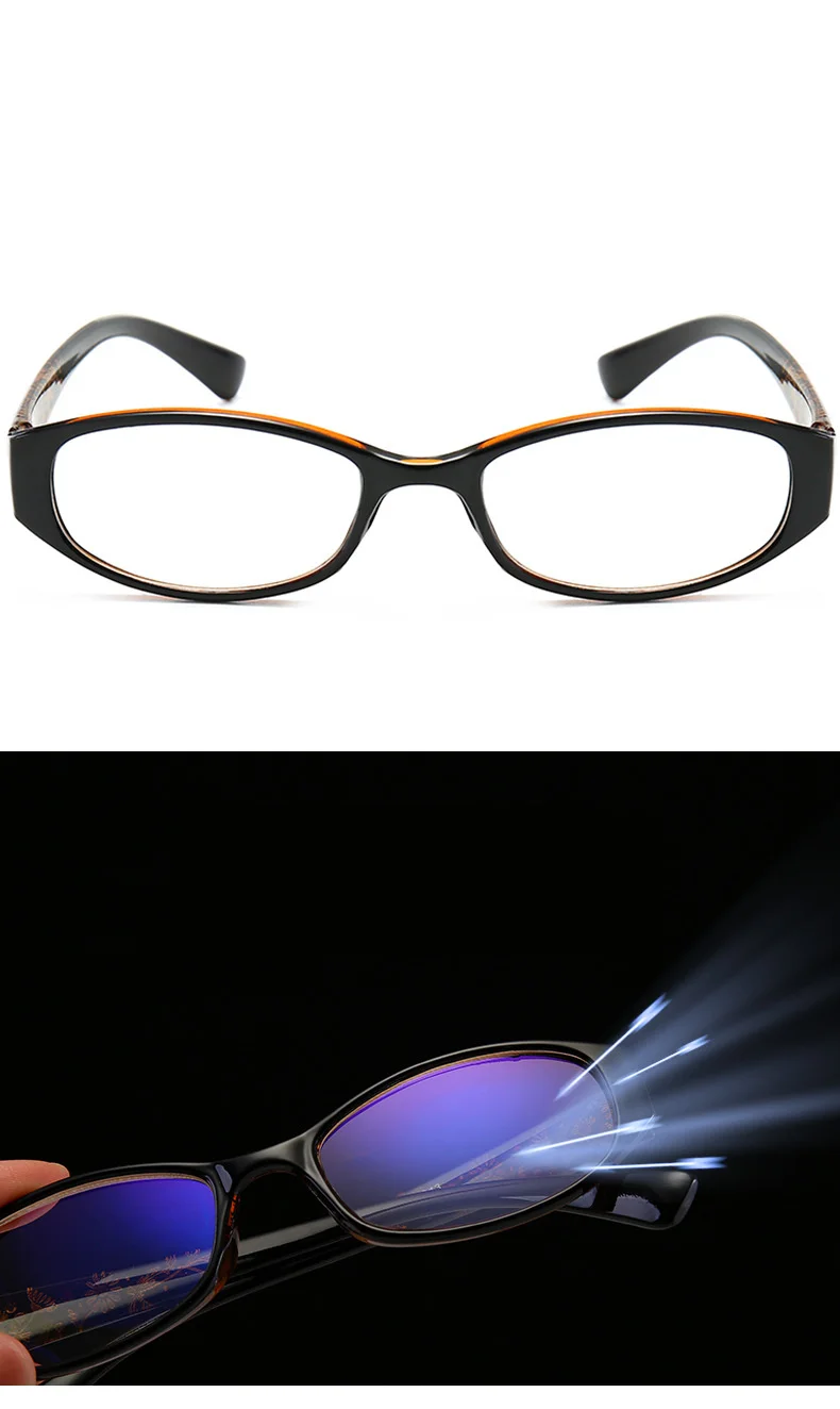 Анти-синий светильник, очки для женщин, очки для чтения, мужские, Анти-усталость, пресбиопические очки, Классические полимерные очки для чтения, диопетр+ 3,0