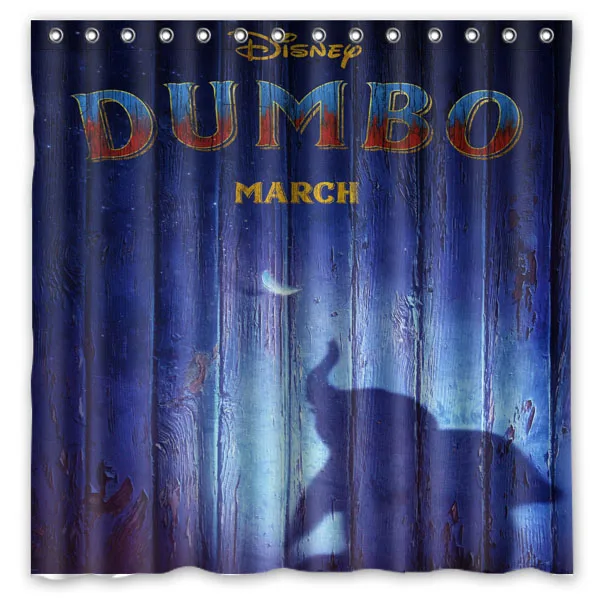 6 Занавеска для душа Dumbo, индивидуальная, badkamer gordijn, Прямая поставка, полиэстер, водонепроницаемая занавеска для душа 71*71 дюймов - Цвет: 6