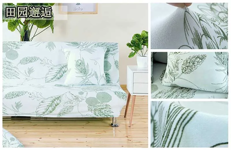Эластичный чехол для дивана в стиле кантри без подлокотников, чехол для дивана все включено, универсальный чехол для дивана из полиэфирной ткани с принтом - Цвет: 14