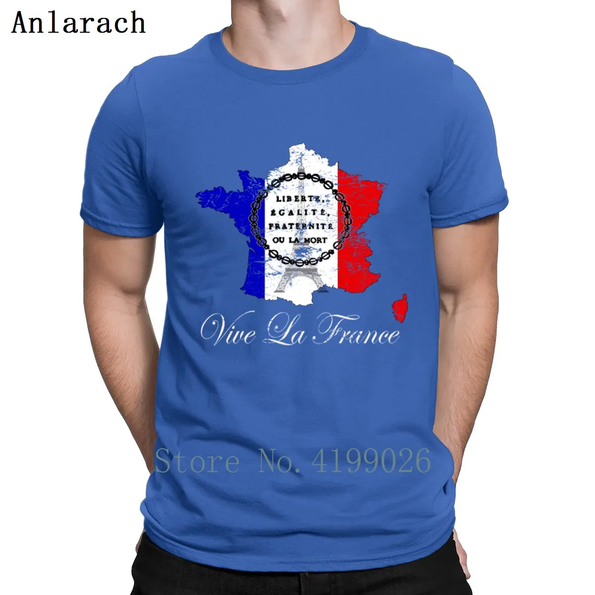 Bastille Day Vive La France La Fete Nationale T-Shirt Pictures Tee Tops Size S-3xl Fitted Printed T Shirt For Men Male