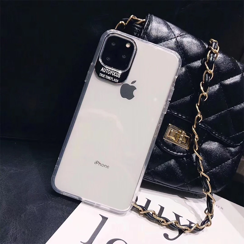 Metal Lens Letters Cases Protector For iPhone 6 6S 7 811 Pro XS Max XR X Plus Full Body Soft TPU Transparent Phone Back Case | Мобильные