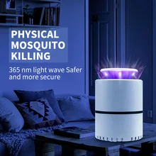 5V Led Mosquito Killer Lamp USB Mata Mosquito Ultraviolet Indoor Fly Zapper UV Bedroom Pest Control Light Repellent For Baby
