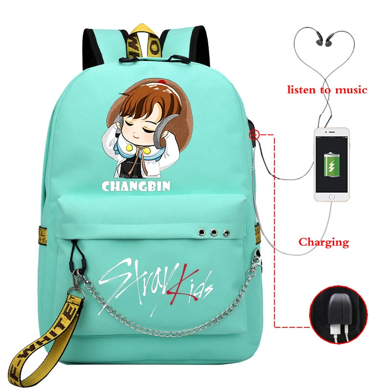 Бродячий Детский рюкзак, Mochila Feminina, Usb зарядка, школьные сумки для девочек-подростков, Kpop Bookbag, женский рюкзак, рюкзак для ноутбука, рюкзак для путешествий