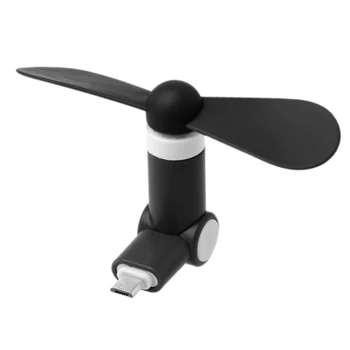 

180 Degree Rotating Micro USB Cool Fan For Samsung Xiaomi Huawei HTC ZTE Android 4XFB
