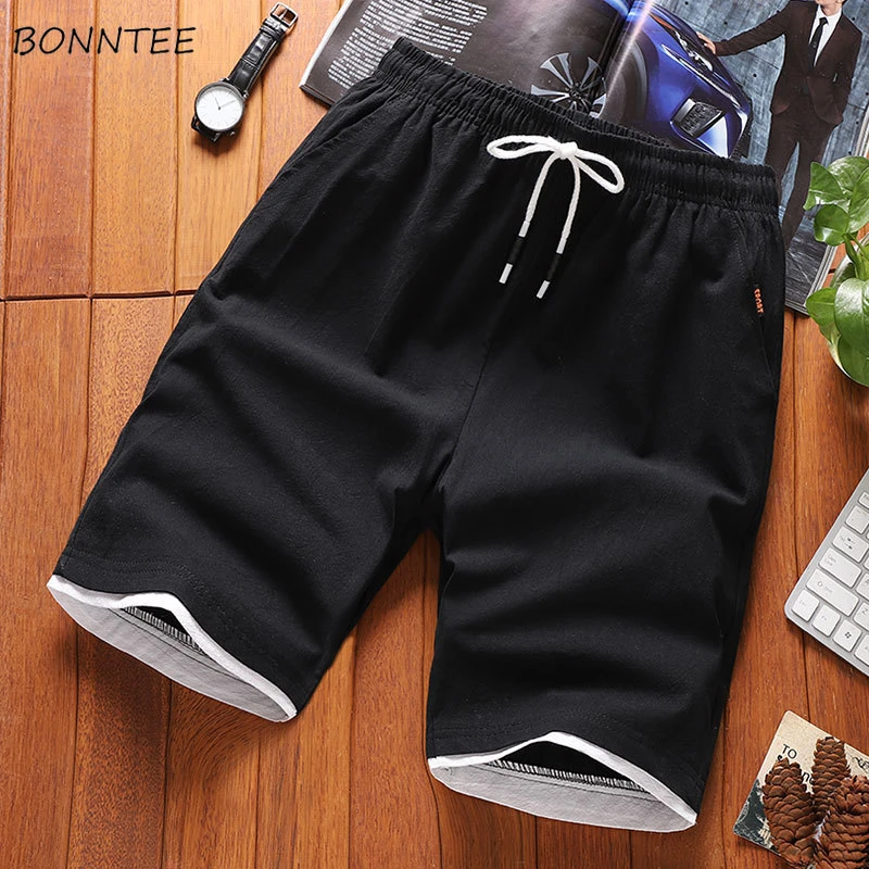 Men's cotton knee length shorts Clearance