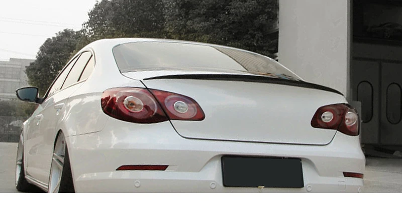 Задний спойлер багажника из углеродного волокна для Volkswagen CC 2008