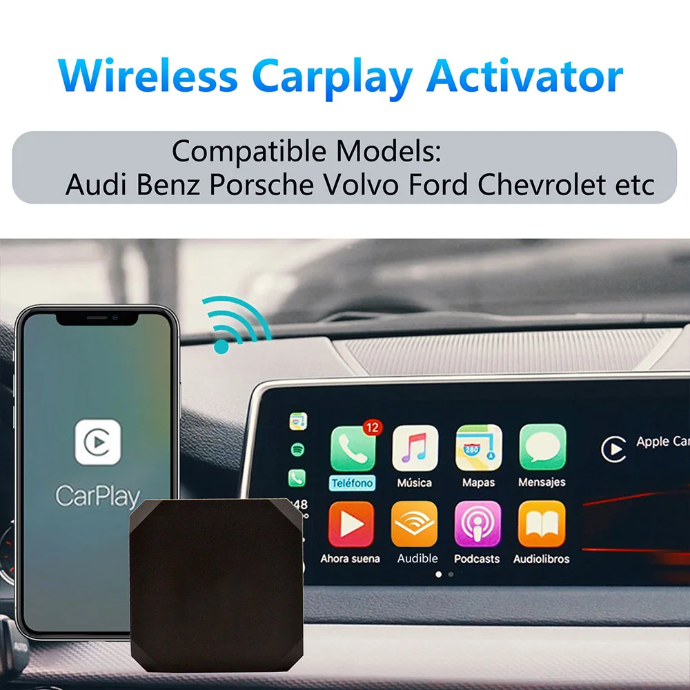 Ezonetronics проводной и беспроводной адаптер CarPlay совместимый с Audi Porsche Volvo Benz