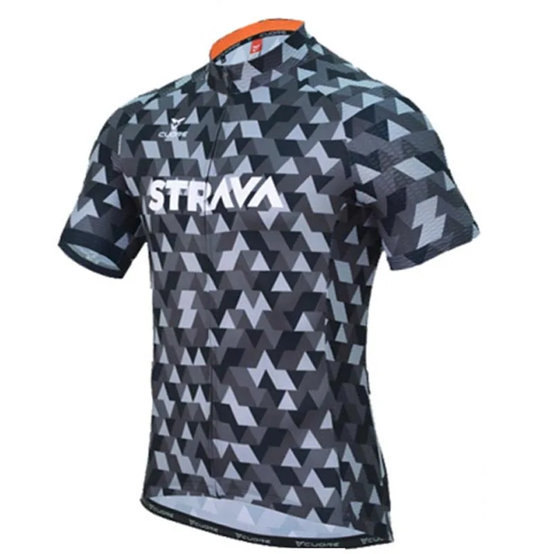 Летняя мужская велосипедная футболка Strava Team с коротким рукавом Ropa Ciclismo Uniformes велосипедная Одежда дышащая для езды на велосипеде Рубашки