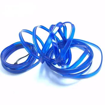 

Haoyuehao DIY Decoration 12V Auto Car Interior LED Neon Light EL Wire Rope Tube Line Party Weeding Decal 10 Colors 1M