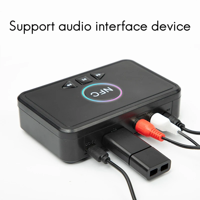 NFC Bluetooth Receiver 5 0 o Receiver Wireless o 3 5mm AUX Jack RCA USB Stereo Adapter for Car TV PC Headphone