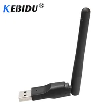 Kebidu USB 2,0 150 Мбит/с WiFi беспроводная сетевая карта 2,4 ГГц адаптер с антенной LAN Dongle чипсет Ralink MT-7601 для ноутбука PC tv