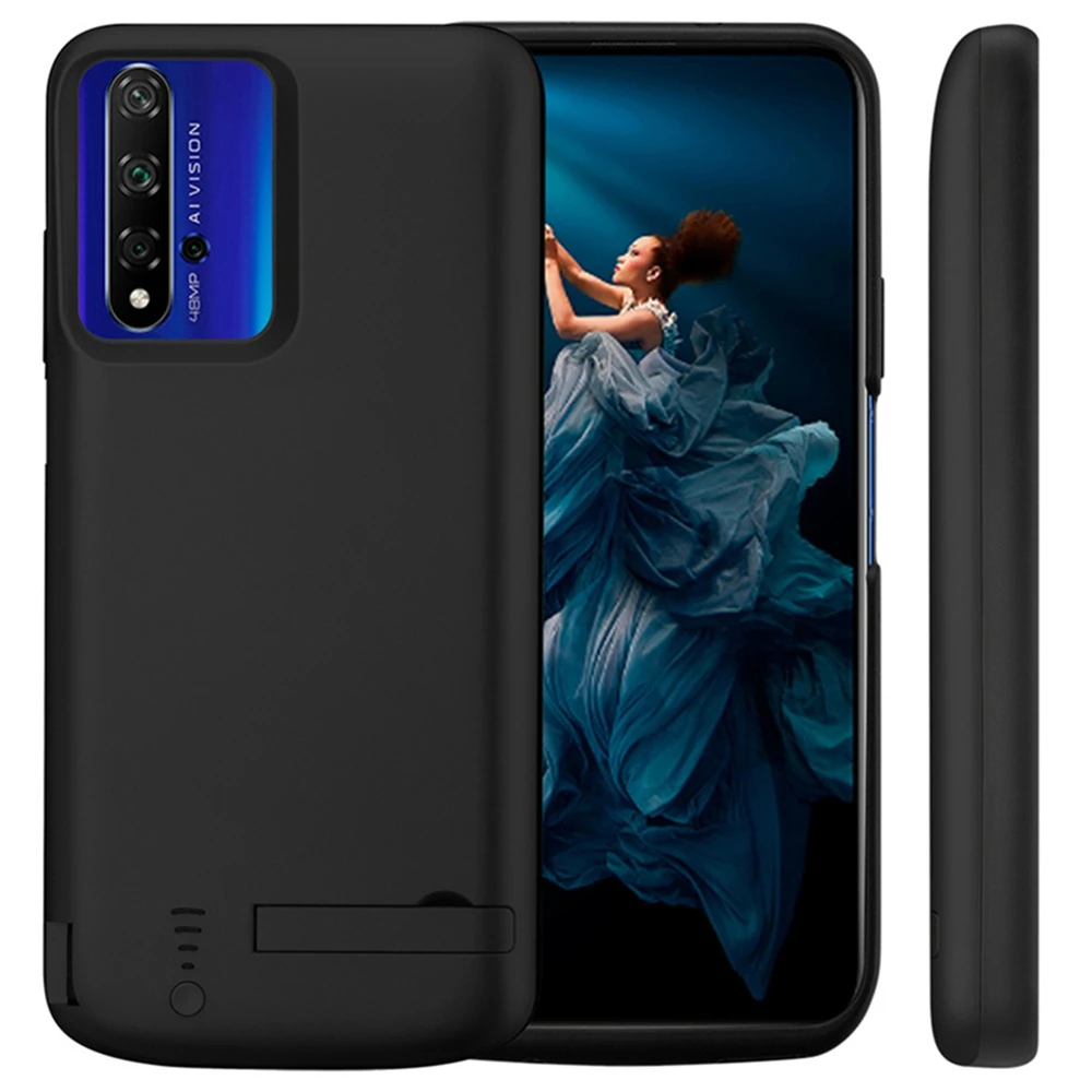 Nova 5t 5000mAh Чехол для аккумулятора для huawei Nova 5T внешний аккумулятор, дополнительный чехол для зарядного устройства, Подставка для зарядки, задняя крышка, чехол для питания s