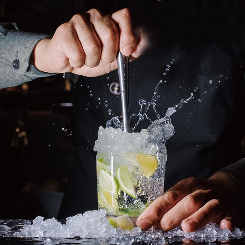 Mojito Cocktail Muddler 304 Stainless Steel Muddler Mint Herb Ice Crusher Professional Bar Tools (1)