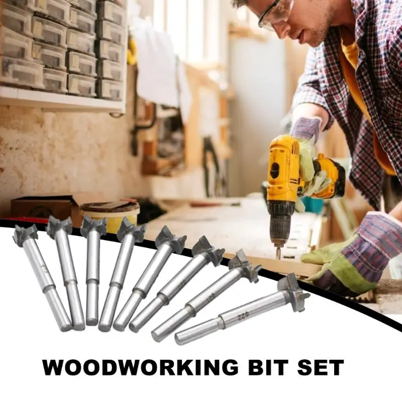 

16pcs/set Durable Hardwood Grinding Trimming Mortising Slotting Milling Cutter Hole Opener Woodworking Drill Power Tool Sets