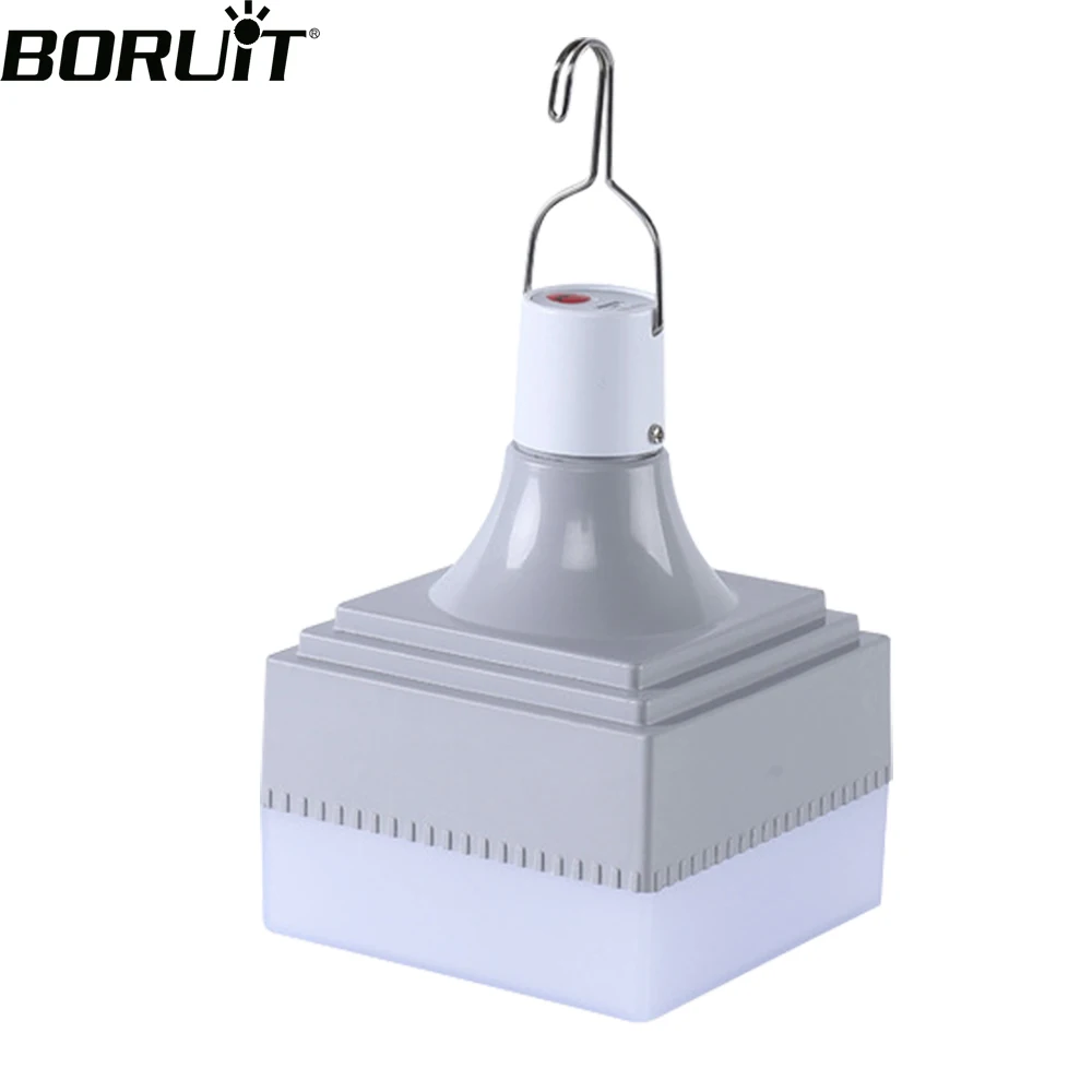BORUiT 30 Вт 2835 Светодиодный 3-режимный светильник для палатки с крючком USB