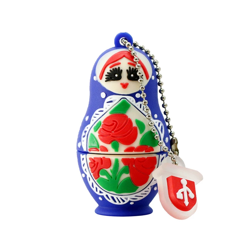 Usb флеш-накопитель Cle Matryoshka для девочек, 128 ГБ, 256 ГБ, 4 ГБ, 8 ГБ, 16 ГБ, 32 ГБ, 64 ГБ, флеш-накопитель usb2.0, флеш-накопитель, милая карта памяти для русской куклы