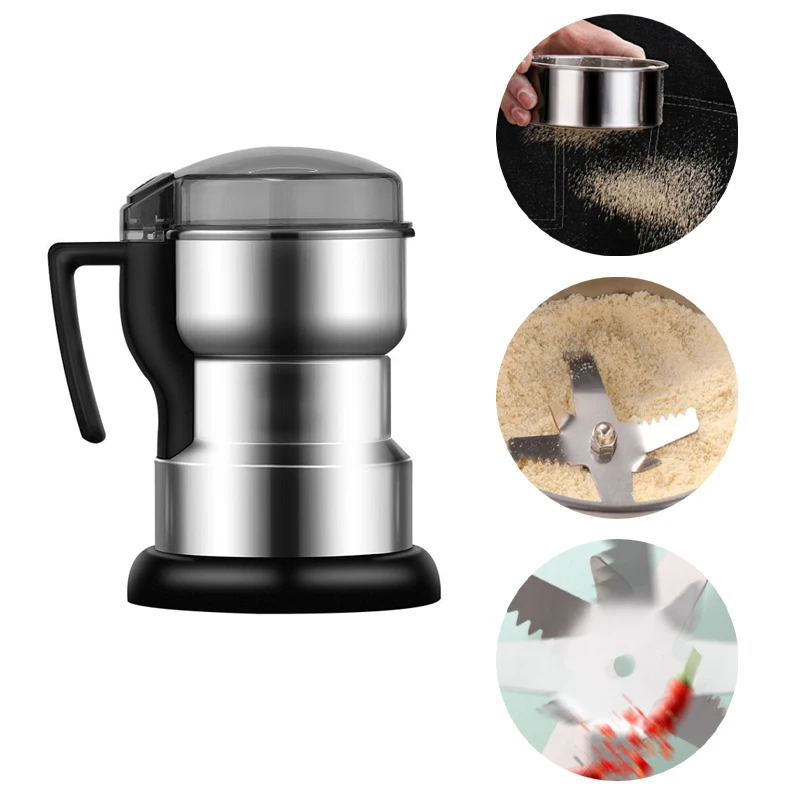 Multifunctional New Electric Coffee Grinder 220V Kitchen Cereal Nuts Beans Spices Grains Machine For Home | Бытовая техника