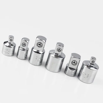 

1pc Ratchet Wrench Socket Converter Head Sleeve Adapter 1/2" Big Fly To 3/8" Fly To 1/4" Steel to 1/4" To 1/2" To 3/8"