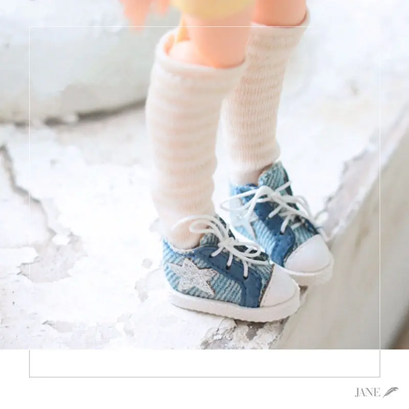 Blyth shoes OB24 Star парусиновая обувь для blyth JB Pukifee MMK Azone Lati RL1/8 кукольные туфли кукольные аксессуары