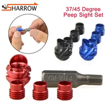 1 набор, 37/45 градусов, Открытый прицел, набор, комбинированный лук, стрельба, прицел, внутренний стержень, для охоты, спорта, прицеливания, стрельба из лука, аксессуары