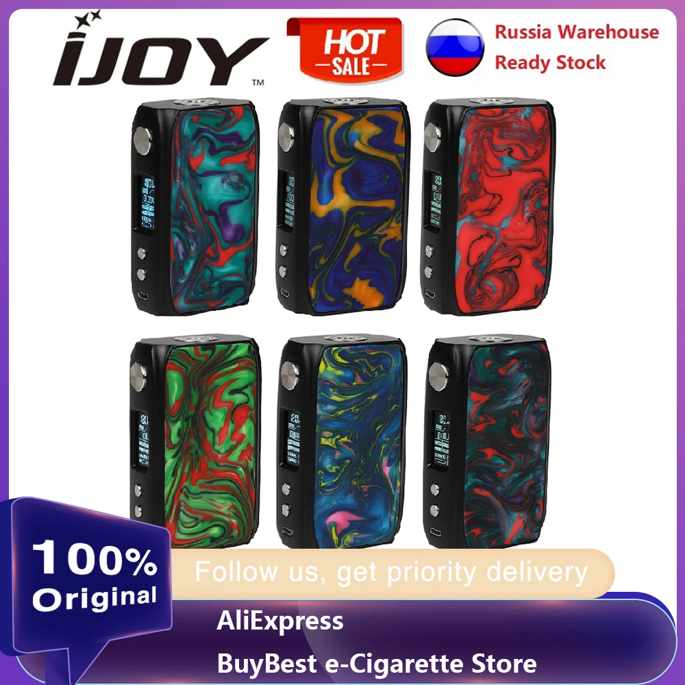 Боксмод IJoy Shogun Univ 180W 100% оригинал работает от двух аккумуляторов 18650 электронных
