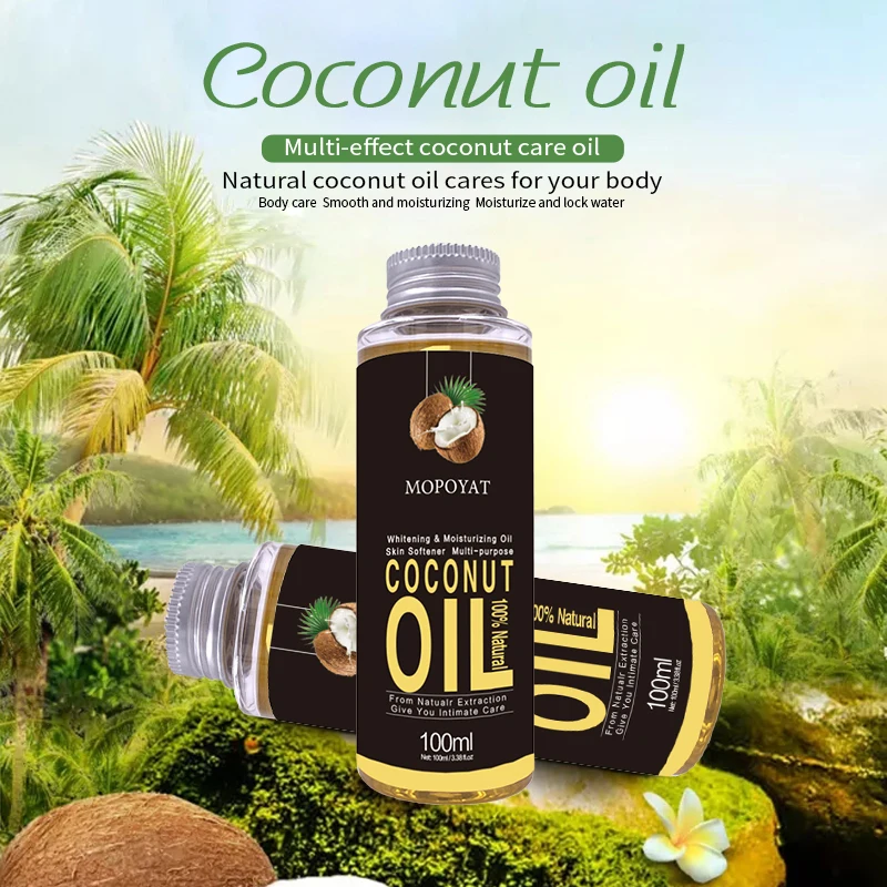 

100% Pure & Natural Premium Grade Coconut Carrier Oil for Essential Oils, Massage Oil, Moisturizing Hair Oil & Body Oil