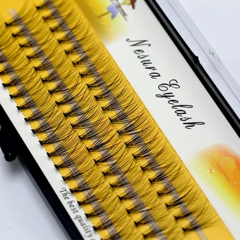 

60pcs Individual Cluster False Eyelashes Professional Makeup Grafting False Eye Lashes Natural Long Extension Lash Dropshipping