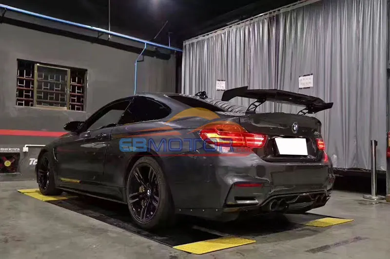 MAD Real carbon fiber Rear Trunk Spoiler for BMW 4series F32 F33 F36 F82 F83 M3 M4  3 (2)