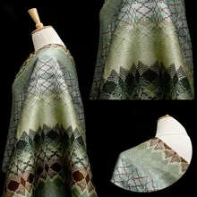 4 стиля змеиная Золотая чешуя дракона Золотая жаккардовая ткань сумка пальто платье швейная нашивка текстиль diy полиэстер tissu ткань C917