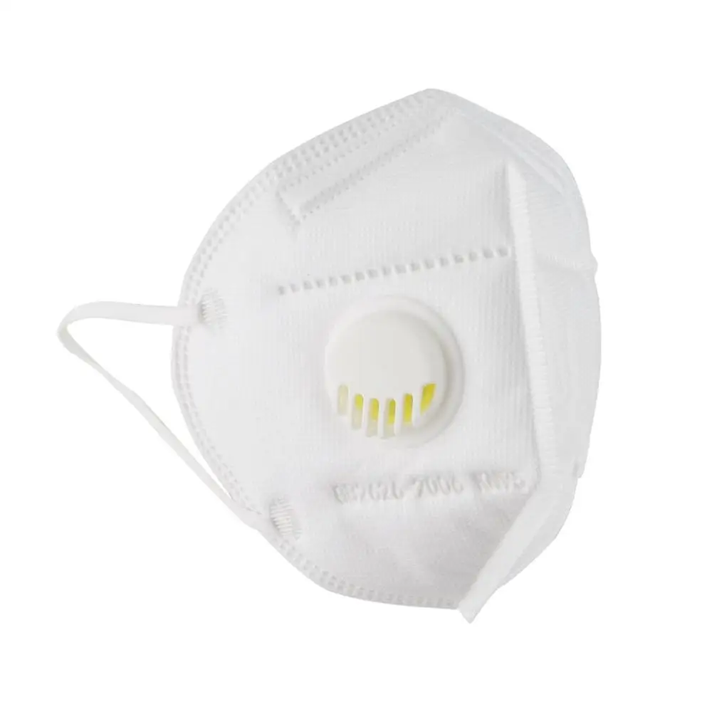 

5-Layer Civilian Mask With Breathing Valve Filter High Efficiency Filtration Mouth Mask Dust Respirator Reusable KN95 Mask