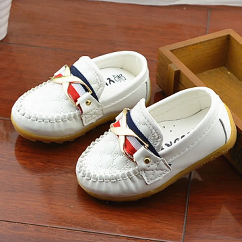 IENENS/летние детские сандалии для мальчиков и девочек; сандалии для девочек; обувь на Плоском Каблуке без коробки - Цвет: Style 8-White