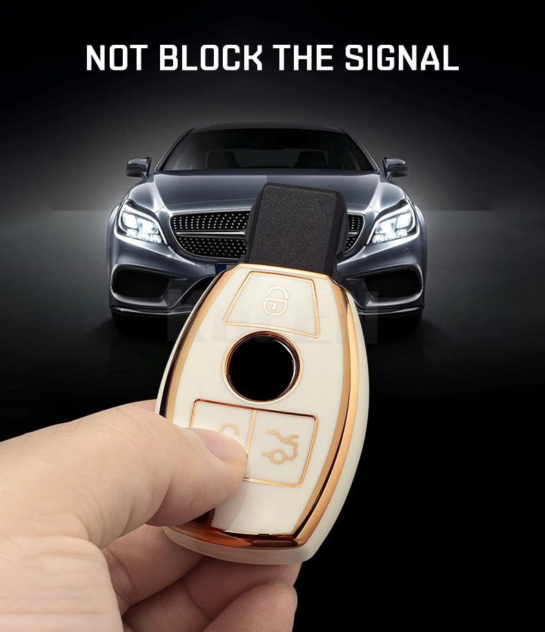 Custodia protettiva per telecomando in TPU per Mercedes Benz A C E S classe G GLA CLA GLK GLC W204 W463 W176 W251 W205 supporto protettore - H6575cb7b48144e4daf89b8164d7f0dc18