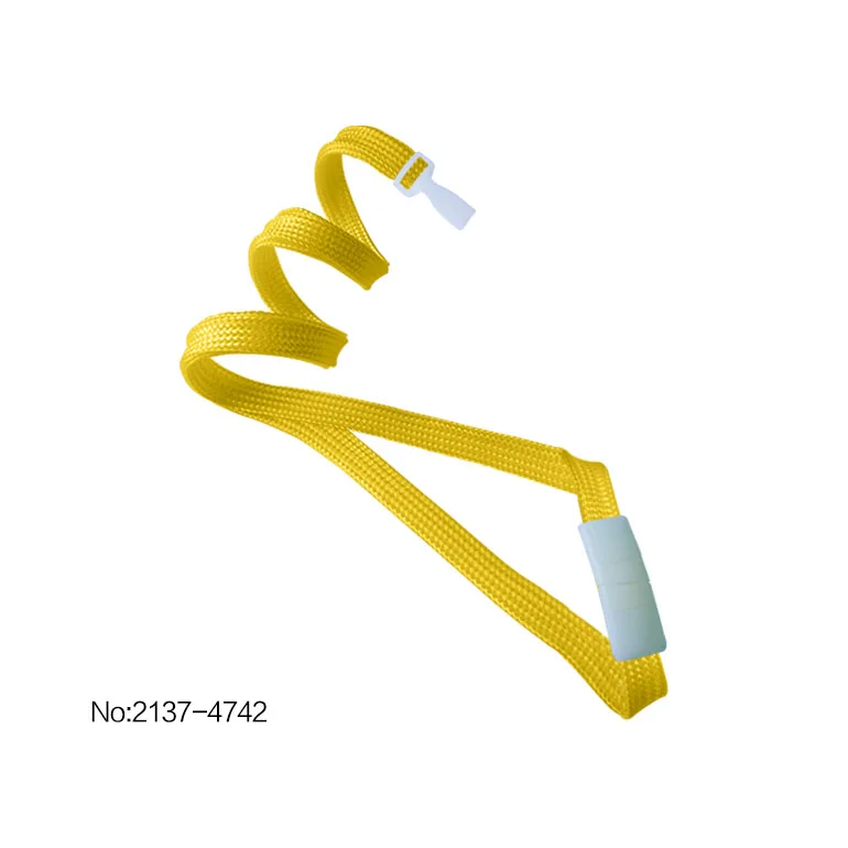 2137-4741 10 мм(3/8 дюйма) плоская плетеная тканая полипропиленовая тесьма с безопасным отрывом, США и широкий не скручивающийся пластиковый крюк - Цвет: Yellow