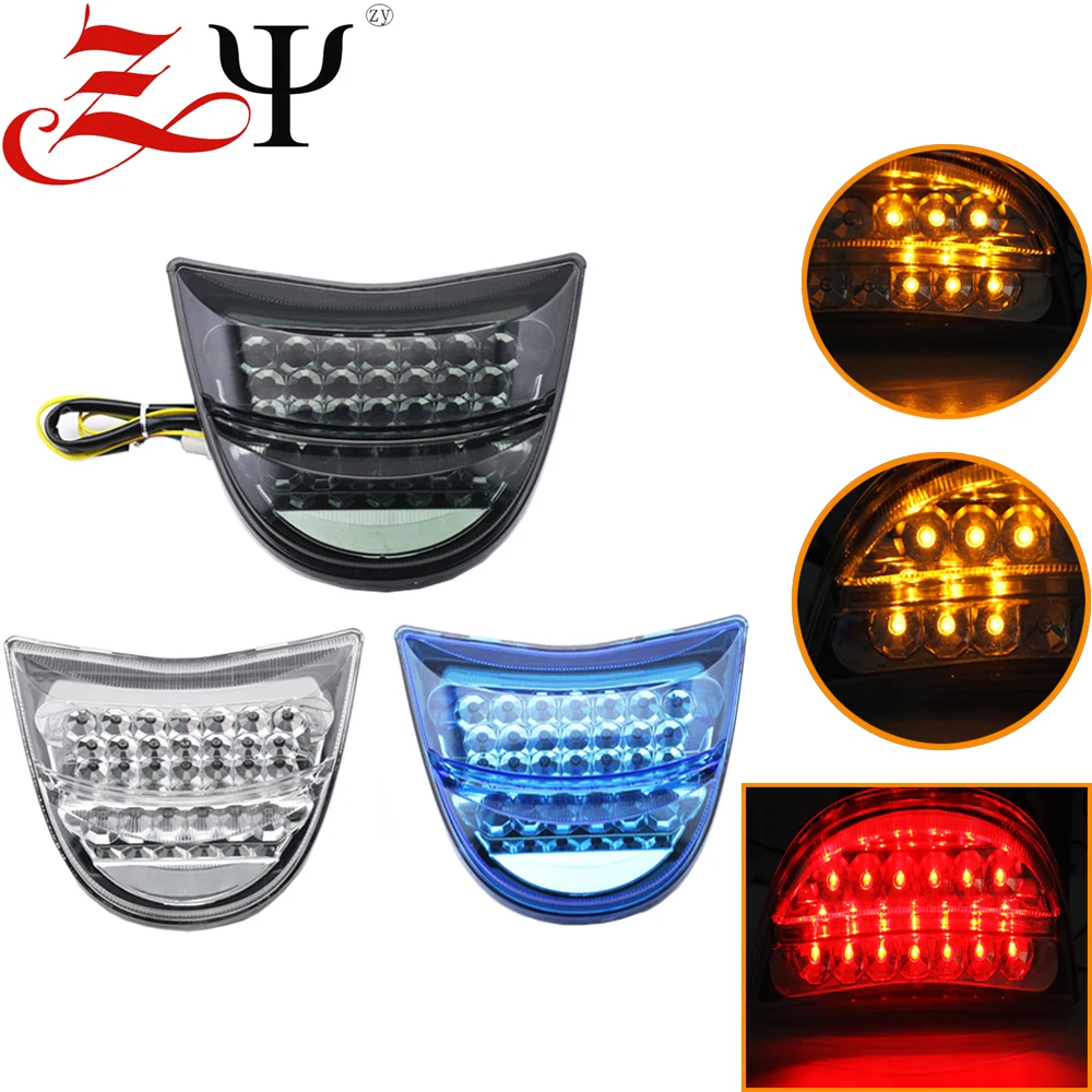 

Motorcycle LED Rear Turn Signal Tail Stop Light Lamps Integrated For Honda CBR954 CBR954RR CBR900 CBR900RR 2002-2003