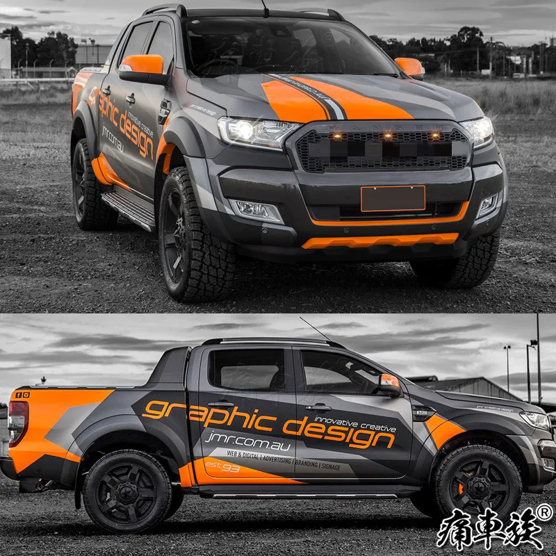 Car Sticker For Ford Raptor F150 2017-2019 Body Exterior Decoration Modified Decals Ranger Custom Sticker