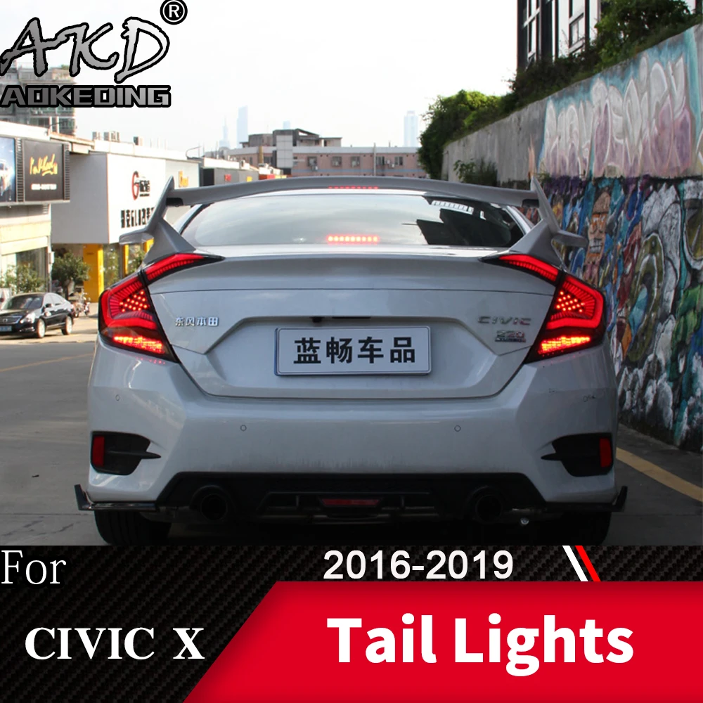Задний фонарь для автомобиля Honda Civic G10 X- светодиодный задние фары, противотуманные фары Дневные ходовые огни DRL Тюнинг автомобилей Автомобильные аксессуары
