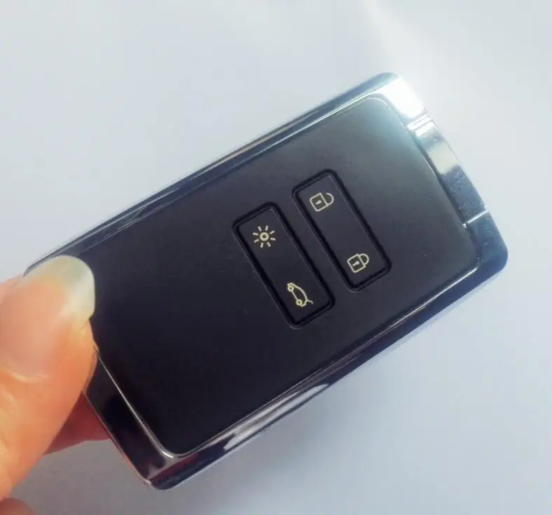 4 Bottoni Smart Chiave A Distanza Borsette Per Renault Megane 4 Koleos Chiave Auto Caso Fob Sostituzione
