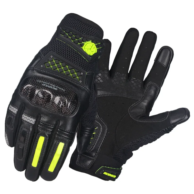 

Scoyco scoyco Motorbike Gloves Summer Men's Locomotive Race Car Riding Shatter-resistant Touch Screen Carbon Gloves Mc52