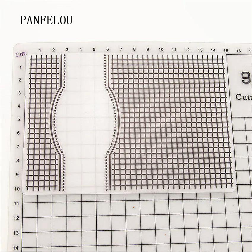 PANFELOU 10,5x14,8 см ленты края папки для тиснения пластик для скрапбукинга DIY шаблон помадка торт фотоальбом изготовление карт