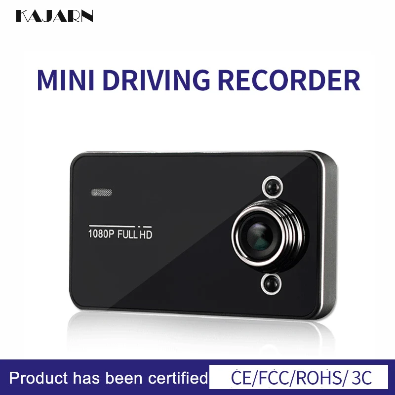 Автомобильный видеорегистратор 2 дюймов 4 DVR камера рекордер K6000 HD 1080 авто