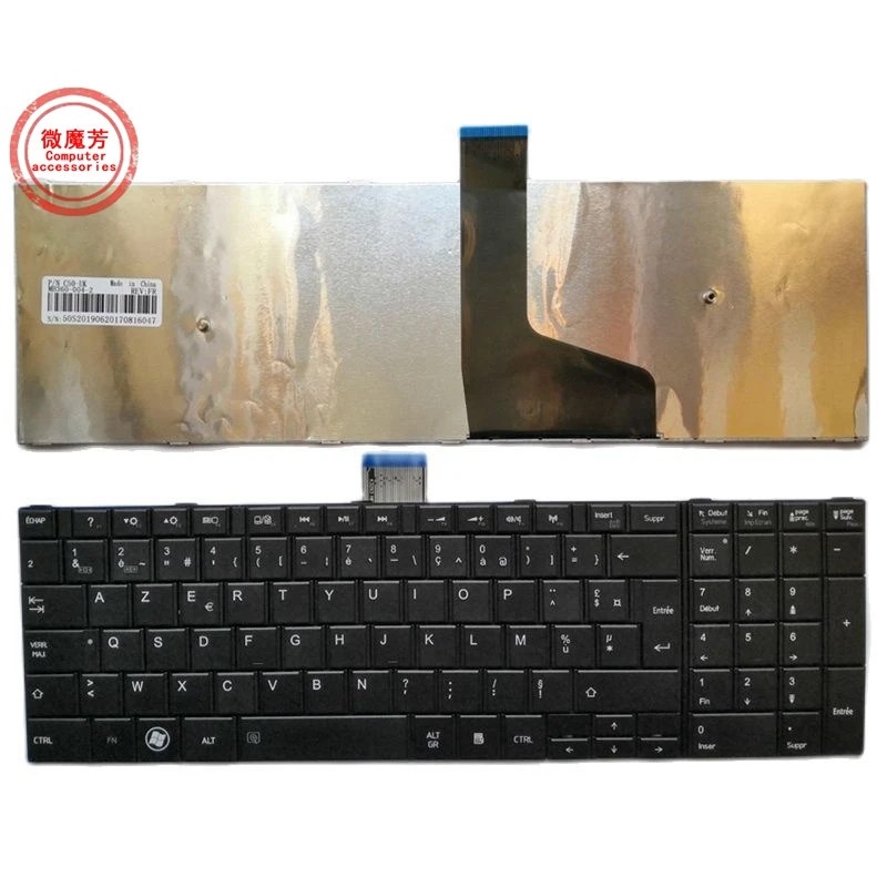 Клавиатура для ноутбука FR Toshiba Satellite c50 c50-a c50d-a C50dt-A C55d C55-A Teclado French AZERTY | Компьютеры и